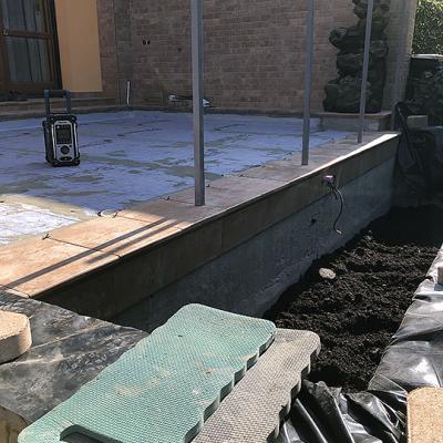 Garden and terrace construction 8