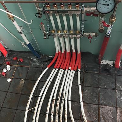 Heat pump system - Floor heating 2