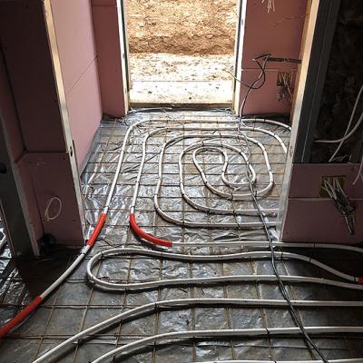 Heat pump system - Floor heating 4