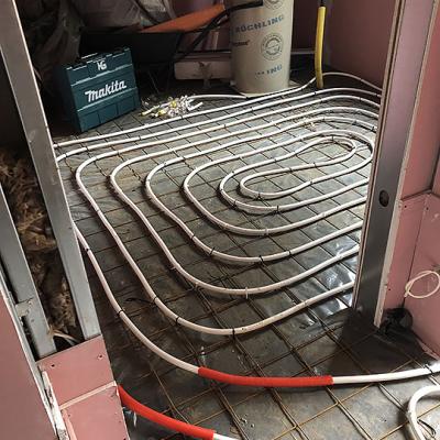 Heat pump system - Floor heating 5