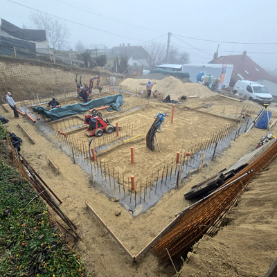 Családi ház építése